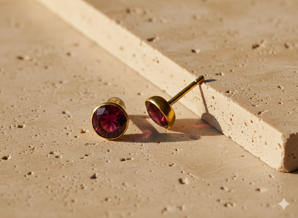 Round medium ear tops